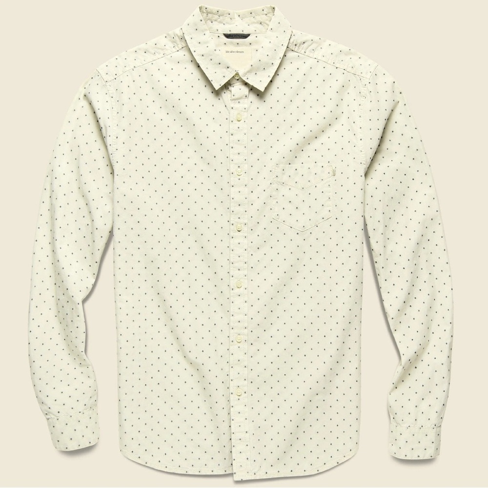 Life After Denim Trafalgar Square Dobby Shirt - White